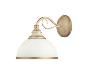 Xsara kinkiet 1xE27 złoty ecru 1173