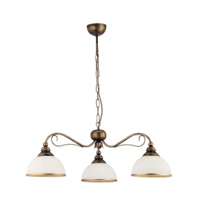 Xsara żyrandol 3xE27 brązowy patynowany  1175