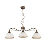 Xsara żyrandol 3xE27 brązowy patynowany  1176