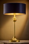 Kaszmir lampa stołowa 1xE27 złota granatowy 2116