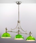 Platino lampa wisząca 3xE27 nikiel zielony 2072