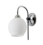 Axel kinkiet 1xE27 chrom czarny 1403