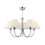 Begamo żyrandol 5xE27 chrom 1580