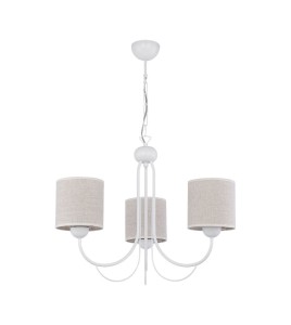Kaskada żyrandol 3xE27 biały 1479