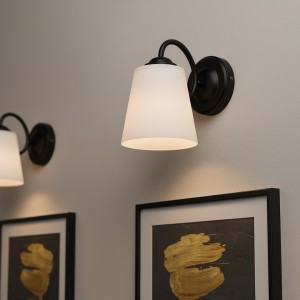 Pafos kinkiet 1xE27 czarny ML2256