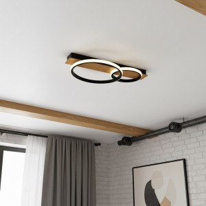 Rowena lampa sufitowa LED 14W 4000K czarna ML1851