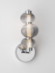 Tanvera kinkiet 1xLED 18W chrom szary LE45208