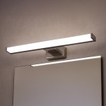 Mirore kinkiet L40 LED 8W 4000K IP44 srebrny ML2031