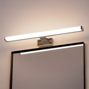 Mirore kinkiet L60 LED 10W 4000K IP44 srebrny ML2032