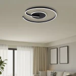 Lorenzo lampa sufitowa LED 22W 4000K czarna ML1848
