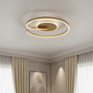 Lorenzo lampa sufitowa LED 22W 4000K złota ML1849