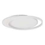 Lampa sufitowa LED Cordoba o mocy 30W i barwie 4000K w kolorze białym. Okrągły kształt z dwoma pierścieniami, umieszczona w pozycji wiszącej. Prosta, nowoczesna konstrukcja, idealna do oświetlenia wnętrz.