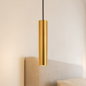 Genesis lampa wisząca 1xGU10 czarna/złota ML2439