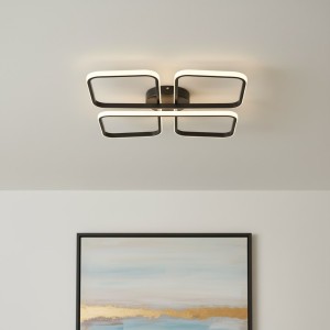 Hidalgo lampa sufitowa LED 40W 4000K czarna ML2057