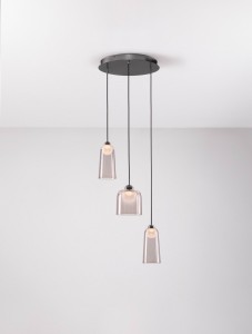 Tavenco lampa wisząca 3xLED 15W czarna LE45213