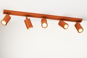 Zoom lampa sufitowa (spot) 5xGU10 ceglany 41509