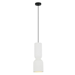 Balera lampa wisząca 1xE27 biała LP-0309/1P White