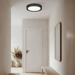 Ronda plafon D39 LED 25W CCT czarny LP-9587/1C-40 BK