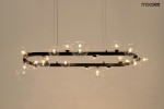  Alure Oval 120 lampa wisząca 20xG9 czarna MSE1501100550