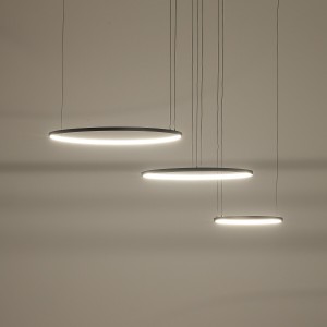 Circolo lampa wisząca LED 85W 3000K czarna 11648