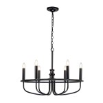 Capitol Hill żyrandol 6xE14 czarny KL-CAPITOL-HILL6-BLK