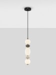 Monreta lampa wisząca 1xLED 14W czarna multikolor LE45232