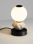 Monreta lampa stołowa 1xLED 6W czarna jasnoszara LE45238