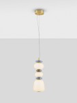 Felanzo lampa wisząca 1xLED 20W złota multikolor LE45241