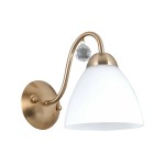 Lugano kinkiet 1-punktowy złoty WL-5643-1-HBR