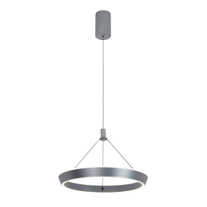 Ottana D40 lampa wisząca LED 24W CCT szara PND-64739-S-GR