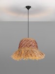 Fanliza lampa wisząca 1xE27 czarna hiacynt wodny LE45358