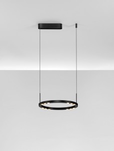 Carenso lampa wisząca 1xLED 29W czarna LE45405