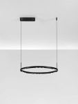 Carenso lampa wisząca 1xLED 34W czarna LE45406