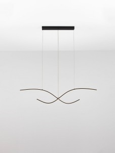 Cirvela lampa wisząca 2xLED 27W CCT czarna LE45485