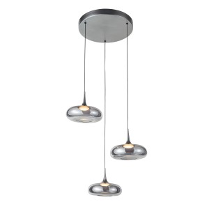 Tenele lampa wisząca 21W 3000K srebrna PND-24028-3A-SILV