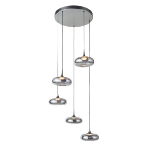 Tenele lampa wisząca 35W 3000K srebrna PND-24028-5A-SILV