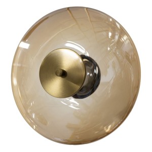 Andora D30 kinkiet 1xLED 12W złoty bursztynowy AZ6889