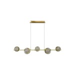 Euforia lampa wisząca 5xLED 30W złota AZ6737