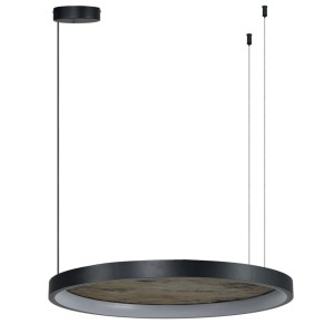 Krypton lampa wisząca LED 37W CCT czarna AZ6664