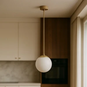 Savia lampa wisząca 1xE14 beżowa/biały K-5790