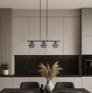 Fado lampa wisząca 3xG9 czarna/grafitowy K-5692