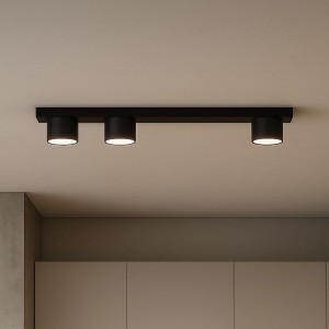 Cruz lampa sufitowa 3xGX53 czarna K-5531