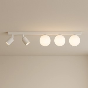 Andi lampa sufitowa 2xGU10 + 3xG9 biała K-5496