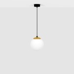Isla D16 lampa wisząca 1-punktowa czarna/patyna K-4911