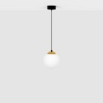 Isla D14 lampa wisząca 1-punktowa czarna/patyna K-4910