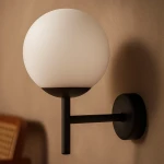 Faro kinkiet 1-punktowy czarny K-4884