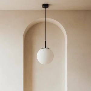 Faro D30 lampa wisząca 1-punktowa czarna K-4887