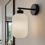 Vilar kinkiet 1xE27 czarny/biały K-5737