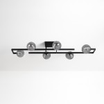 Tores lampa sufitowa 6xG9 czarna/grafitowy K-5772