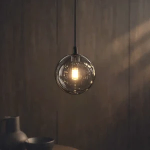 Dori lampa wisząca 1xG9 czarna/grafitowy K-5555